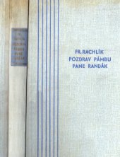 kniha Pozdrav Pámbu, pane Randák, Julius Albert 1943
