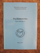 kniha Psychomotorika, Masarykova univerzita 2003