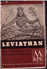 kniha Leviathan neboli o podstatě, zřízení a moci státu církevního a občanského, Melantrich 1941
