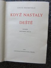 kniha Když nastaly deště román moderní Indie, Jaroslav Podroužek 1946