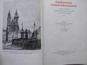 kniha Lapidarium Národního musea sbírka české architektonické plastiky 11. až 19. století, Státní nakladatelství krásné literatury, hudby a umění 1958