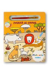 kniha Maľovanie vodou Zvieratá zo savany, Svojtka 2025