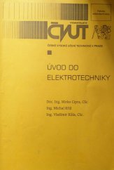 kniha Úvod do elektrotechniky, ČVUT, Fakulta elektrotechnická 2000