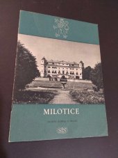 kniha Milotice státní zámek a okolí, Státní tělovýchovné nakladatelství 1954