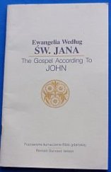 kniha Ewangelia według św. Jana The Gospel According To John,Revised Standard Version, American Bible Society 1990