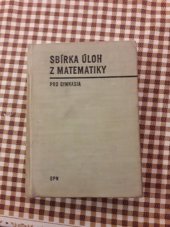 kniha Sbírka úloh z matematiky pro gymnasia, Státní pedagogické nakladatelství 1969