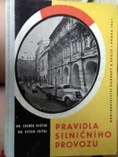 kniha Pravidla silničního provozu zpracováno podle právního stavu ke dni 1. června 1961, Nakladatelství dopravy a spojů 1961