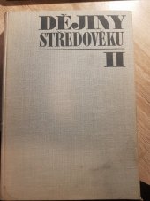 kniha Dějiny středověku II., Státní pedagogické nakladatelství 1968