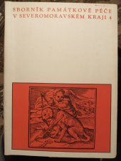 kniha Sborník památkové péče v Severomoravském kraji 4., Profil 1979