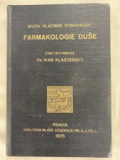 kniha Farmakologie duše, Mladá generace při Ú.J.ČS.L. 1935