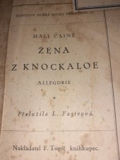kniha Žena z Knockaloe Allegorie, F. Topič 1925