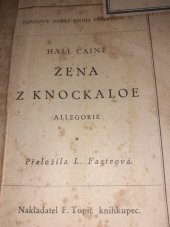 kniha Žena z Knockaloe Allegorie, F. Topič 1925