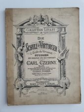 kniha Die Schule des Virtuosen studien, Henry Litoff´s Verlag 1860