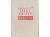 kniha Česko-polský slovník, SPN 1953