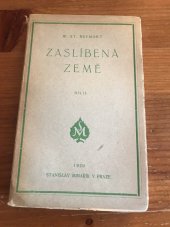 kniha Zaslíbená země sv. 2 román, Stanislav Minařík 1929