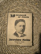 kniha 50 historek ze života Jaroslava Haška, V. Boučková 1923