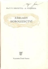 kniha Základy horolezectví, Vladimír ŽikeŠ 1948