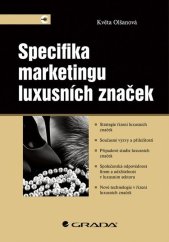 kniha Specifika marketingu luxusních značek, Grada 2023