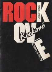 kniha Rockové směry a styly, Ústav pro kulturně výchovnou činnost 1988
