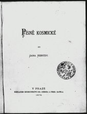 kniha Písně kosmické, Edvard Grégr a Ferdinand Dattel 1878