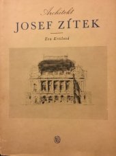 kniha Architekt Josef Zítek, SNKL 1953