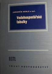 kniha Vodohospodářské tabulky navrhování, stavba a provoz vodovodů a kanalizací, SNTL 1962