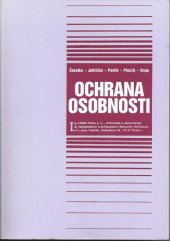 kniha Ochrana osobnosti podle občanského práva, Linde 1996