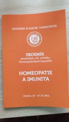 kniha Homeopatie a imunita Sborník z IX. ročníku homeopatických kazuistik, Alexandr N. Fesik - Akademie klasické homeopatie 2021