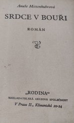 kniha Srdce v bouři Román, Rodina 1928