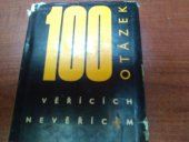 kniha Nástěnka k propagaci knihy "100 otázek věřících nevěřícím", Okresní knihovna 1963