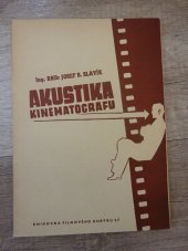kniha Akustika kinematografu, Pražská akciová tiskárna 1943