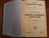 kniha Slovník anglicko-český = A dictionary of the english and bohemian languages, J. Otto 1911