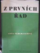 kniha Z prvních řad Román, Československý spisovatel 1953