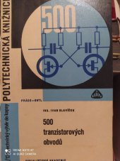 kniha 500 tranzistorových obvodů, Práce 1970