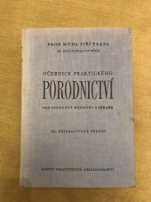 kniha Učebnice praktického porodnictví pro studující mediciny a lékaře, SZdN 1955