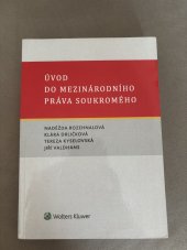 kniha Úvod do mezinárodního práva soukromého, Wolters Kluwer 2017