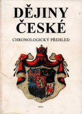 kniha Dějiny české chronologický přehled, INFOA 1995