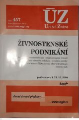 kniha Živnostenské podnikání podle stavu k 15.10.2004, Sagit 2004