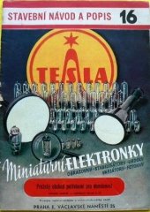 kniha Miniaturní elektronky Obrazovky - stabilizátory - urdoxy - variátory - fotonky, Vydavatelství obchodu 1963