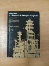 kniha Měření v chemickém průmyslu plánování, chyby a zpracování naměřených dat, SNTL 1987