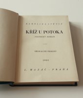 kniha Kříž u potoka Vesnický román, L. Mazáč 1933