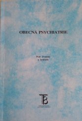 kniha Obecná psychiatrie, Karolinum  1998