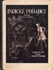 kniha Indické pohádky, Český čtenář 1927