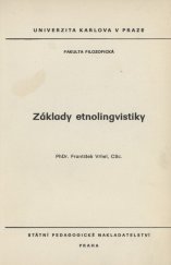 kniha Základy etnolingvistiky, SPN 1981