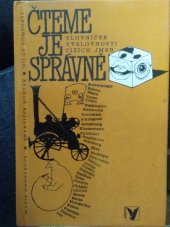 kniha Čteme je správně? slovníček výslovnosti cizích jmen, Albatros 1996