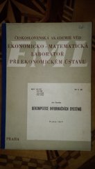 kniha Dekompozice informačních systémů, Ekonomicko-matem. laboratoř při Ekon. ústavu ČSAV 1977