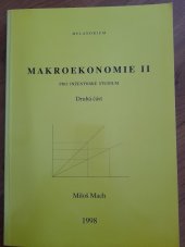 kniha Makroekonomie II pro inženýrské studium 2. část, Melandrium 1998