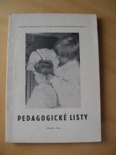 kniha Pedagogické listy [Čís.] 5, - Na pomoc studiu při zaměstnání - [Sborník] Krajského ústavu pedagog. v Praze a Olomouci., Krajský pedagogický ústav 1966