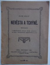 kniha Nevěsta a tchýně předneseno v křesťanském spolku dívek "Marta", Marta 1906