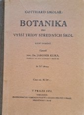 kniha Botanika pro vyšší třídy středních škol, Profesorské nakladatelství a knihkupectví 1931